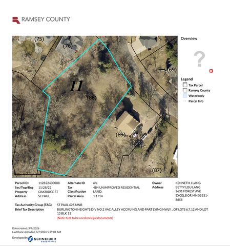 TBD Oakridge Street, Saint Paul, MN 55119