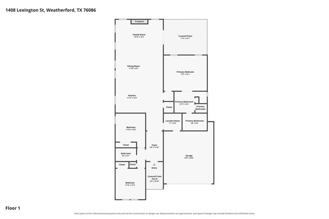 1408 Lexington Street, Weatherford, TX 76086
