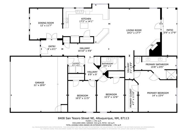 8408 San Tesoro Street NE, Albuquerque, NM 87113