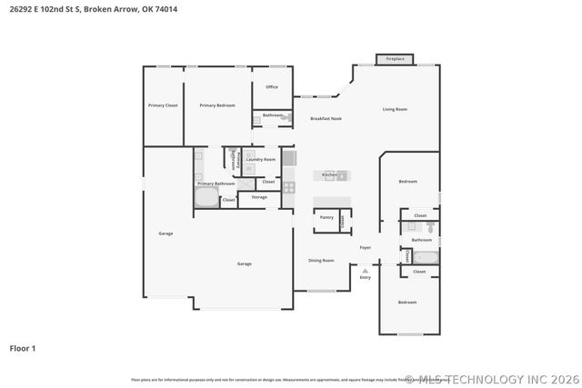26292 E 102nd Street S, Broken Arrow, OK 74014