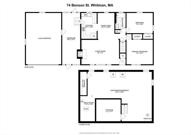 74 Benson St, Whitman, MA 02382