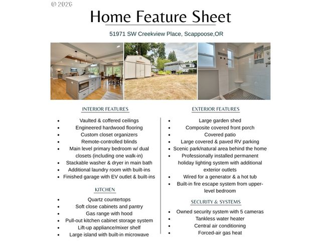 51971 Sw CREEKVIEW Pl, Scappoose, OR 97056