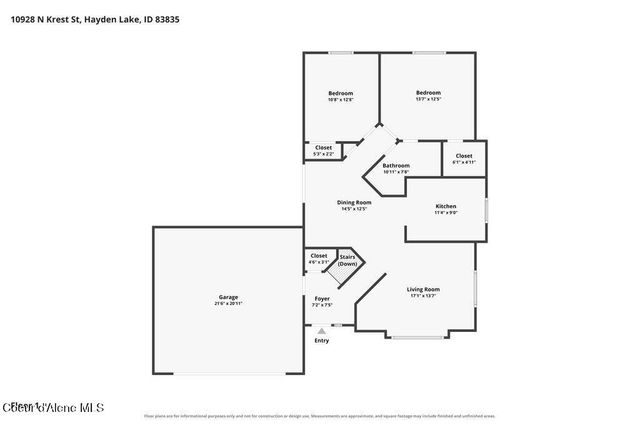 10928 N Krest CT, Hayden, ID 83835