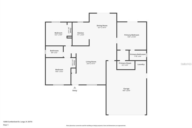 12392 CUMBERLAND DRIVE, Largo, FL 33773