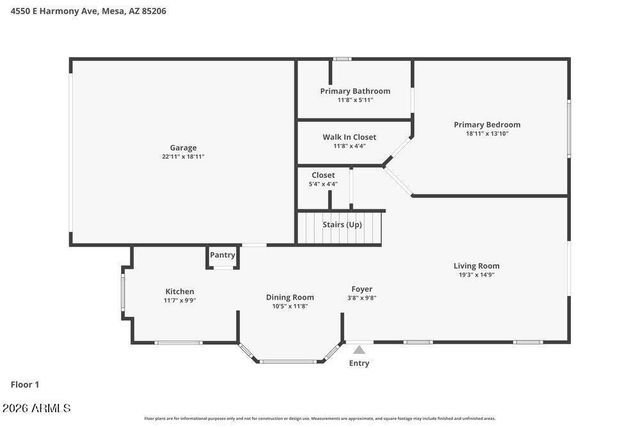 4550 E Harmony Avenue, Mesa, AZ 85206