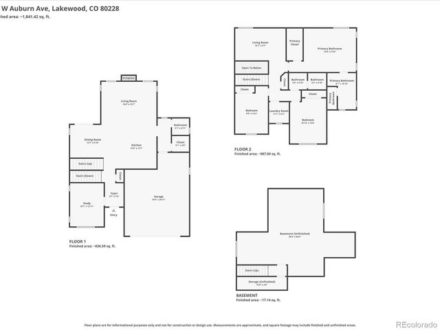 15504 W Auburn Avenue, Lakewood, CO 80228