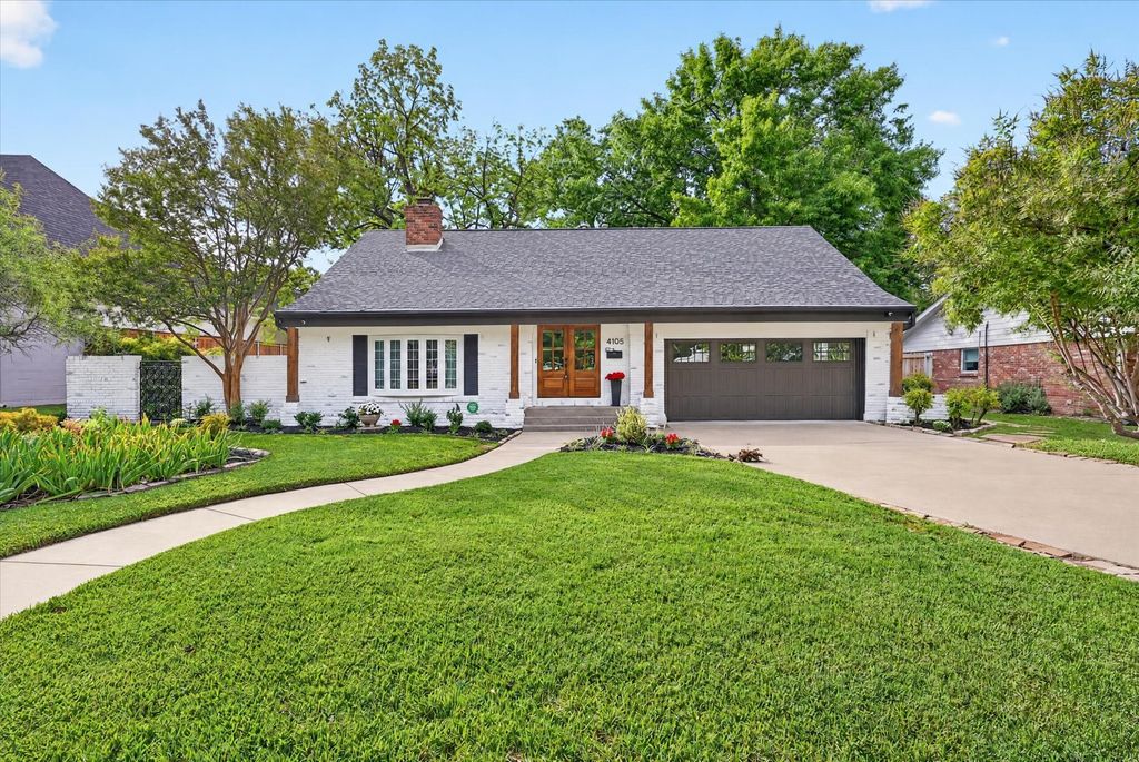 4105 Hartwood Drive, Fort Worth, TX 76109 — exterior