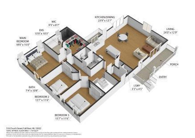 516 Church Street, Fall River, WI 53932