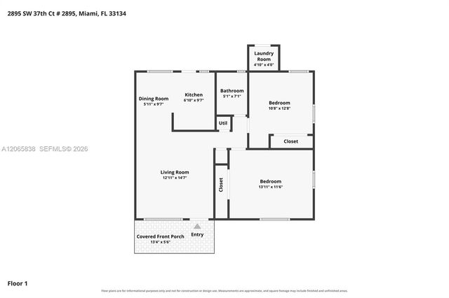 2893-2895 SW 37th Court, Miami, FL 33134