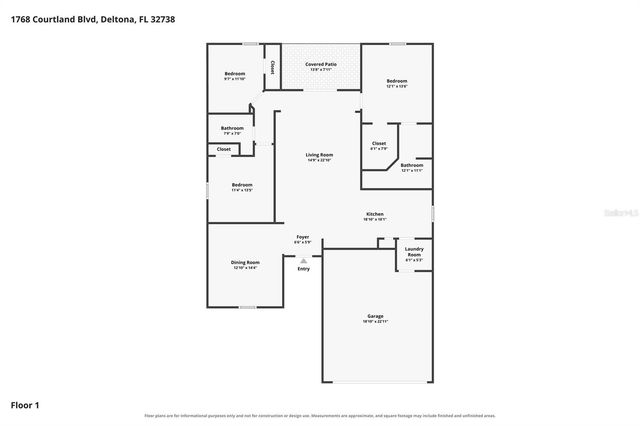 1768 COURTLAND BOULEVARD, Deltona, FL 32738