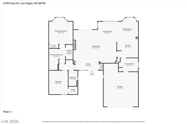 2728 Faiss Drive, Las Vegas, NV 89134