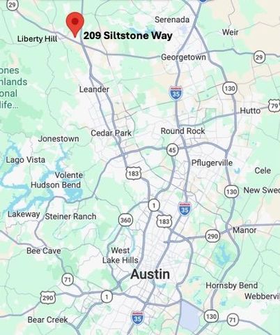 209 Siltstone WAY, Liberty Hill, TX 78642