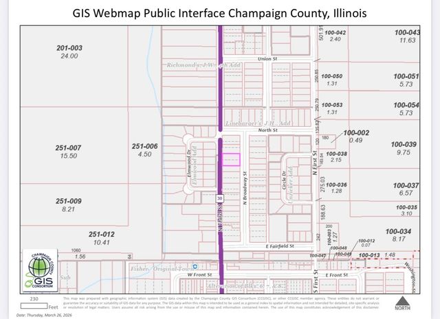 119 N Broadway Street, Fisher, IL 61843