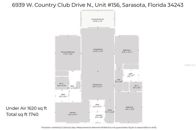 6939 W COUNTRY CLUB DRIVE N 156, Sarasota, FL 34243