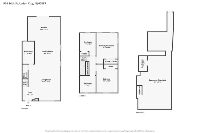 524 34TH ST, Union City, NJ 07087