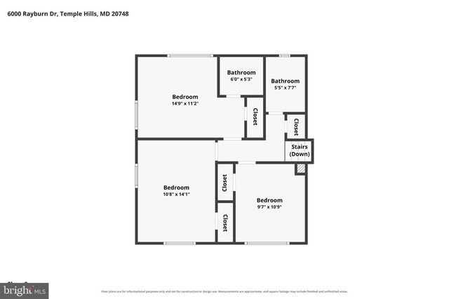 6000 RAYBURN DR, Temple Hills, MD 20748