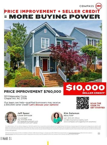 913 Edgewater Circle, Chapel Hill, NC 27516
