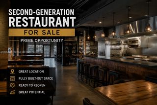 Second Generation Restaurant for Sale Prime Opportunity, Miami, FL 33126