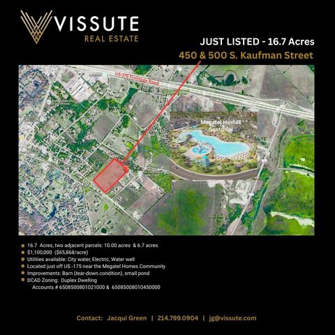 450 & 500 S Kaufman Street, Seagoville, TX 75159