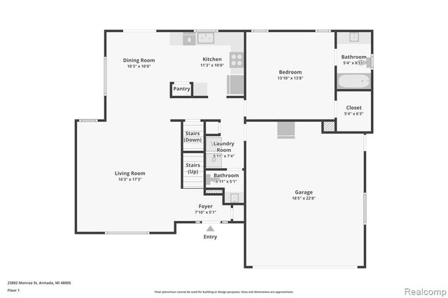 23882 Monroe Street, Armada, MI 48005