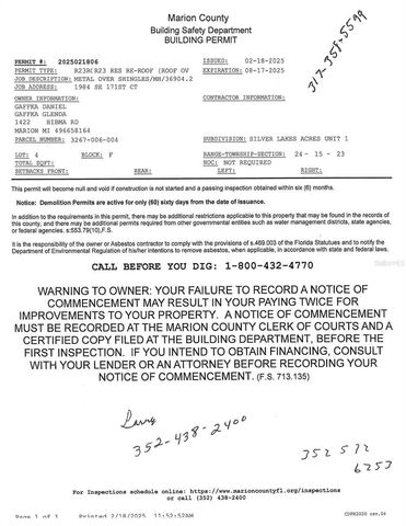 1984 SE 171ST COURT, Silver Springs, FL 34488