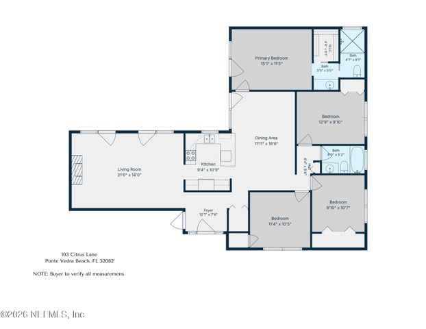 103 CITRUS Lane, Ponte Vedra Beach, FL 32082