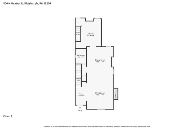 806 N Beatty St, Highland Park, PA 15206