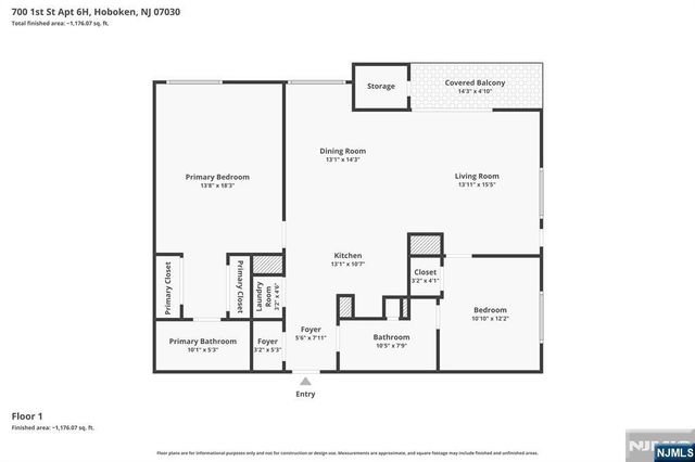 700 1st Street 6H, Hoboken, NJ 07030