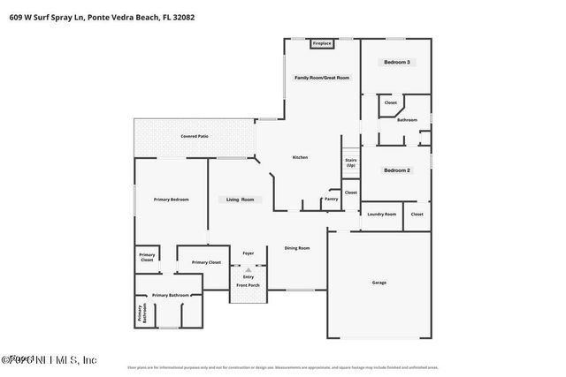609 W SURF SPRAY Lane, Ponte Vedra Beach, FL 32082