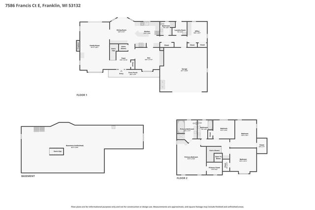 7586 Francis COURT E, Franklin, WI 53132