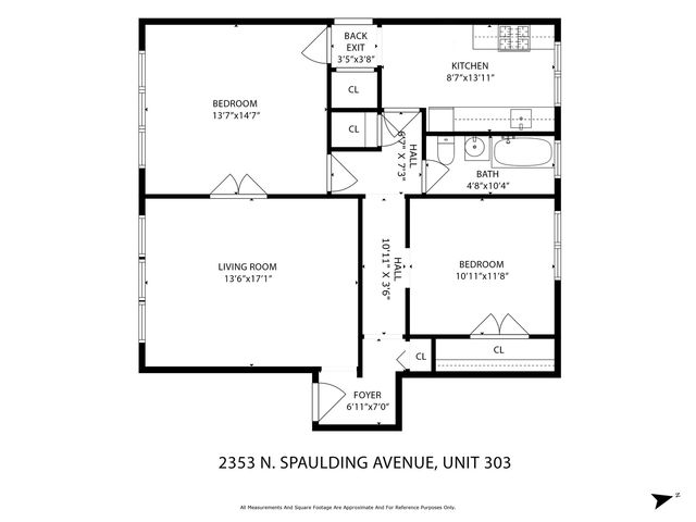 2352 N Spaulding Avenue 303, Chicago, IL 60647