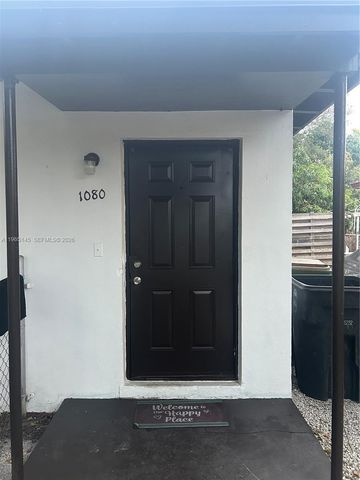 1080 NW 121st Street, North Miami, FL 33168
