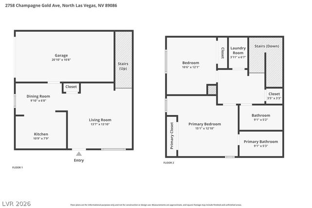 2758 Champagne Gold Avenue, North Las Vegas, NV 89086