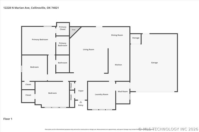 12228 Marian Avenue, Collinsville, OK 74021