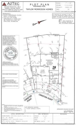 4207 Canister Point, Castle Rock, CO 80108