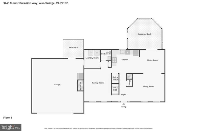 3446 MOUNT BURNSIDE WAY, Woodbridge, VA 22192