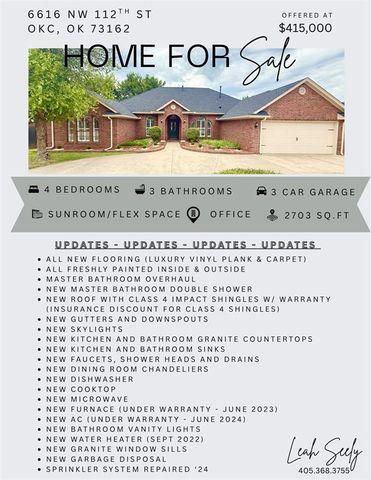 6616 NW 112th Street, Oklahoma City, OK 73162