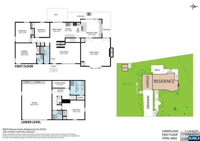 908 N Monroe Street, Midland Park, NJ 07432