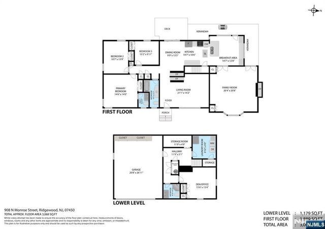 908 N Monroe Street, Midland Park, NJ 07432