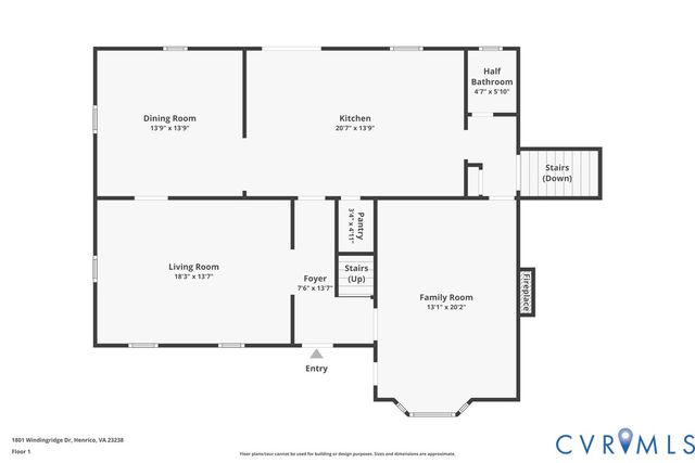 1801 Windingridge Dr, Henrico, VA 23238