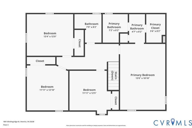 1801 Windingridge Dr, Henrico, VA 23238