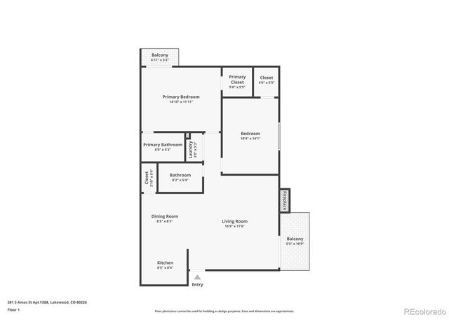 381 S Ames St F-208, Lakewood, CO 80226