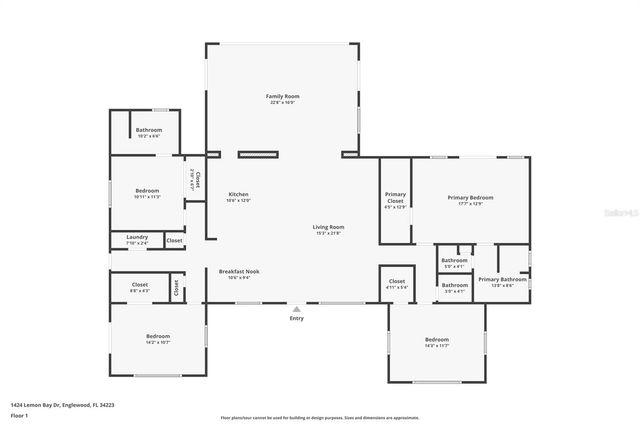 1424 LEMON BAY DRIVE, Englewood, FL 34223