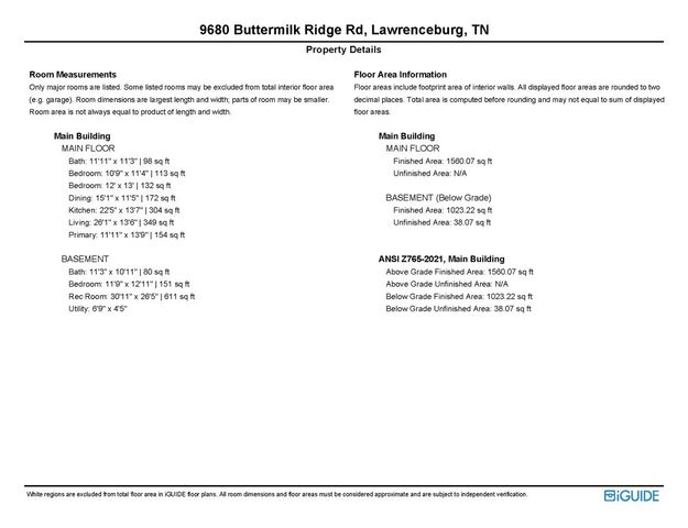 9680 Buttermilk Ridge Rd, Lawrenceburg, TN 38464