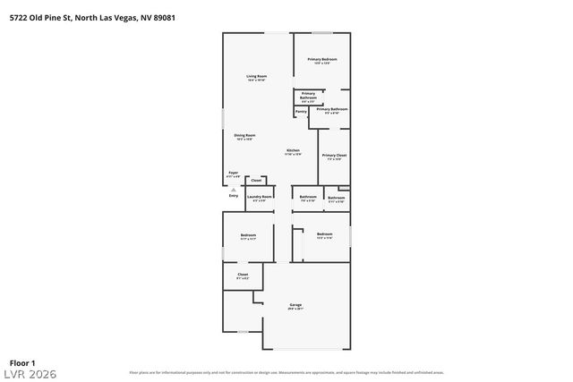 5722 Old Pine Street, North Las Vegas, NV 89081