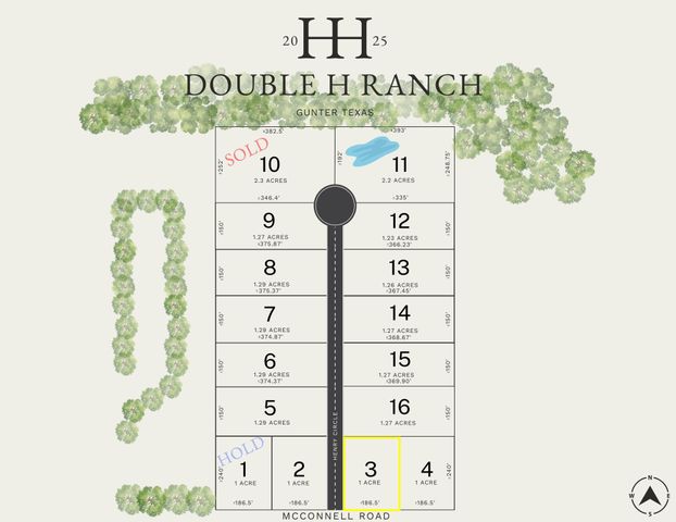 TBD Lot 3 McConnell Road, Gunter, TX 75058