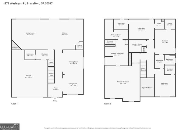 1273 Wesleyan Place, Braselton, GA 30517