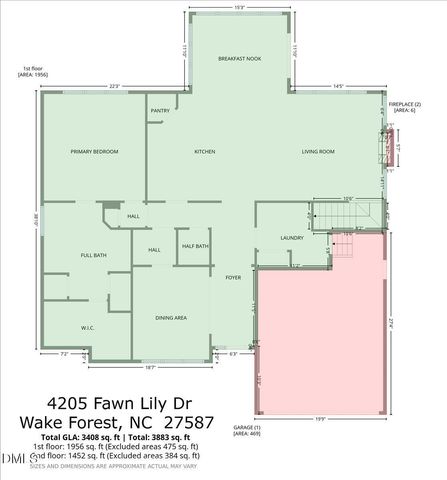 4205 Fawn Lily Drive, Wake Forest, NC 27587