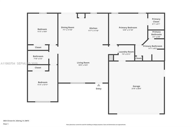 3825 Citroen Drive, Sebring, FL 33872