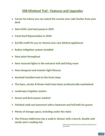 598 MISTLAND TRL, Ruckersville, VA 22968